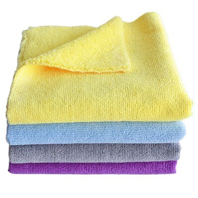 500gsm Super Soft Absorbent Microfiber Wash Cloth Car Cleaning Long And Short Pile