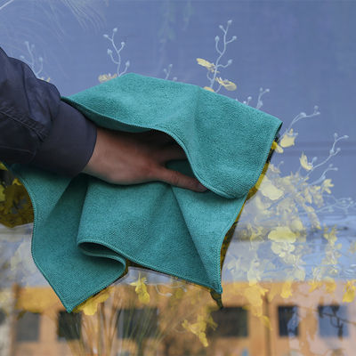 Rectangular Chemical Resistant Microfiber Window Cleaning Cloths Durable And Soft