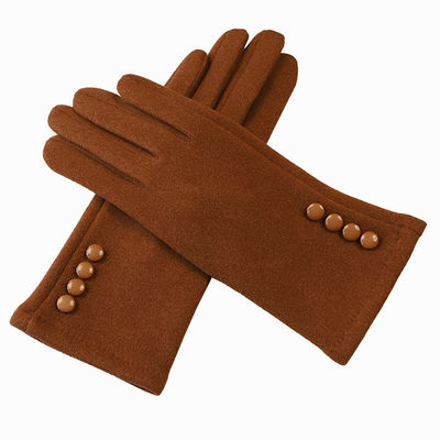 Polyester Women Cycling Winter Warm Gloves Outdoor Touch Screen 22cm X 16cm
